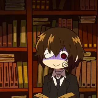 ☕️ Dazai Osamu Bungou Stray Dogs Аниме, Персонаж, Bungou Stray Dogs, Дазай Осаму, Манга telegram sticker