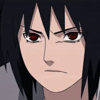 🎧 Sasuke Uchiha Naruto anime, manga, sasuke, uchiha, sharingan, ninja telegram sticker