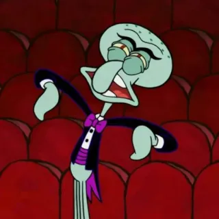 🤪 Squidward Tentacles SpongeBob SquarePants สควิดวอร์ด, สพันจ์บ็อบ, การ์ตูน, ตลก, ตัวละคร, นิคเคิลโลเดียน telegram sticker