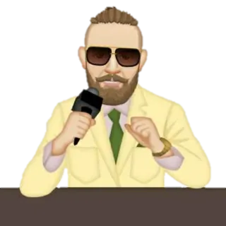 👑 Conor McGregor конор макгрегор, mma, бои, ufc, спорт, боец whatsapp sticker