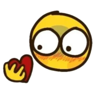 😳 Liebe, Herz, Emoji, Süß, Ausdruck telegram sticker