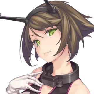 ☺️ fille anime, portrait, femme, illustration, personnage whatsapp sticker