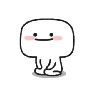 😐 fofo, kawaii, desenho animado, personagem, adesivo telegram sticker