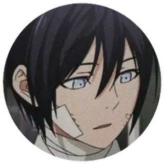 😕 Yato Noragami 动漫, 夜斗, 野良神, 角色, 神 whatsapp sticker