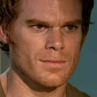 🤨 Dexter Morgan Dexter asesino en serie, sangre, crimen, forense, serie de tv telegram sticker