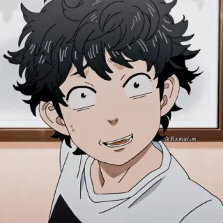 😦 anime, cartoon, character, boy, manga, portrait telegram sticker