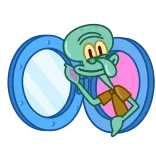 👋 Squidward Spongebob Squarepants Dessin animé, Carlo, Bob l'éponge, Nickelodeon, Personnage whatsapp sticker