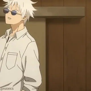 😎 Satoru Gojo Jujutsu Kaisen Anime, Gojo, Satoru, Jujutsu Kaisen, Personagem, Óculos telegram sticker