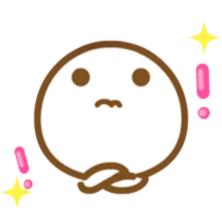 😑 Emoji, fofo, expressão, adesivo whatsapp sticker