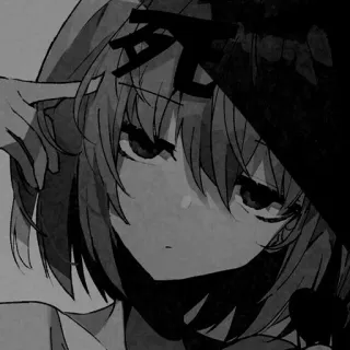 ⚓️ 死 anime, manga, dark, death, girl telegram sticker
