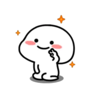 ✌ น่ารัก, คาวาอิ, สติกเกอร์, การ์ตูน, ตัวละคร, ประกาย telegram sticker
