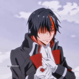 🥀 @ysmikolcons Anime, Dibujos animados, Retrato, Masculino, Personaje whatsapp sticker