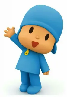 👍 Pocoyo cartoon, Pocoyo, personage, kinderprogramma telegram sticker