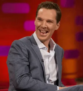 😂 Benedict Cumberbatch actor, portrait, celebrity, man, entertainment telegram sticker