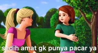 😆 sedih amat gk punya pacar ya Kartun, Sedih, Hubungan, Persahabatan, Animasi telegram sticker