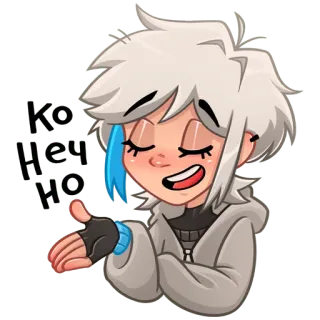 😌 Yo listo yo cartoon, character, spanish, phrase, sticker, yo listo yo, gesture telegram sticker