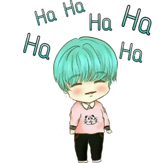 🤣 Ha Ha Ha Ha Ha 치비, 웃음, 애니메이션, 귀여운 telegram sticker