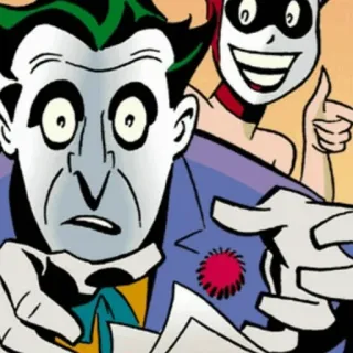 📎 The Joker Joker, Harley Quinn, Batman, DC Comics, Bösewicht, Cartoon telegram sticker