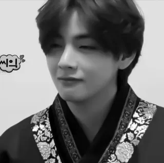 🖤 V 씨익 kpop, idol, coréen, sourire, mignon whatsapp sticker
