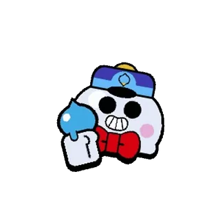 🍦 brawl stars, spiel, charakter, sticker, cartoon telegram sticker