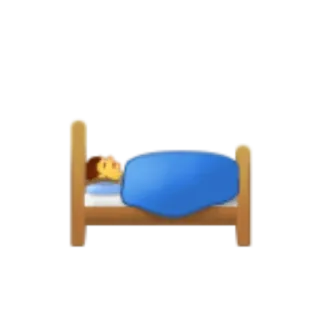 🛌 sono, cama, dormir, noite, descanso telegram sticker