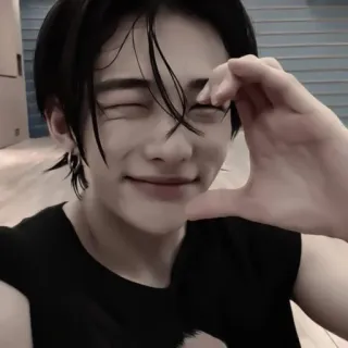 ✨ kpop, Junge, asiatisch, Herz, Koreanisch, männlich, Unterhaltung whatsapp sticker