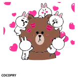 Brown & Cony🐻🐰-@MochaStickers telegram stickers