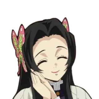 😍 Kanae Kocho Demon Slayer Anime, Demon Slayer, Kanae Kocho, Personaje, Mariposa whatsapp sticker