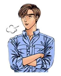 Initial D Stickers by Elektronik telegram stickers