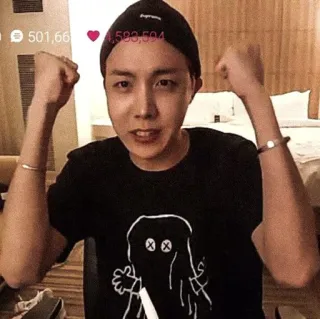 ⭐️ J-Hope J-Hope, BTS, K-Pop, 歌手, 舞者, 韩国 telegram sticker