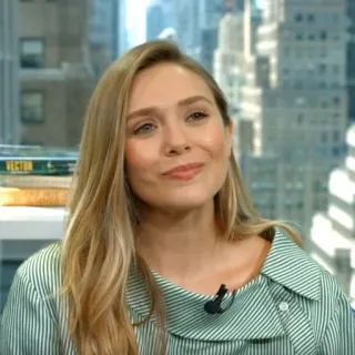 🌻 Elizabeth Olsen attrice, celebrità, ritratto, donna, bionda telegram sticker