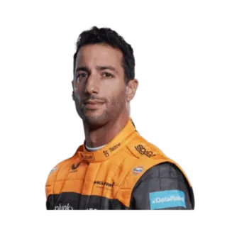 🇦🇺 Daniel Ricciardo pembalap, Formula 1, McLaren, mobil balap, motorsport telegram sticker