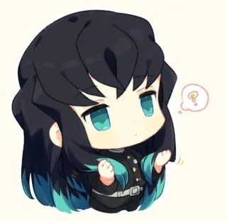 ☁️ Muichiro Tokito Demon Slayer Anime, Chibi, Demon Slayer, Muichiro Tokito, Manga, Schattig, Fanart whatsapp sticker