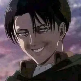 🥀 Levi Ackerman Attack on Titan anime, charakter, manga, levi, ackermann, attack on titan telegram sticker