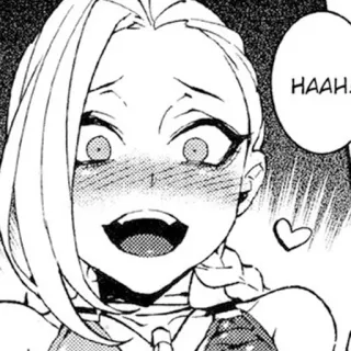😈 HAAH. Anime, Manga, Ragazza, Arrossire, Eccitato/a telegram sticker