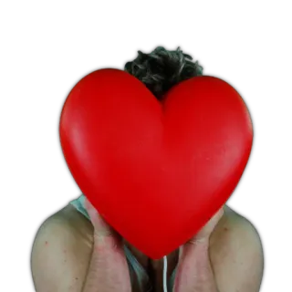 ❤️ cuore, amore, san valentino, romantico, rosso, passione, affetto telegram sticker