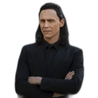 😕 Loki Loki, Marvel, karakter, Tom Hiddleston telegram sticker