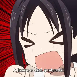 🥺 A internet está quebrada! аниме, восклицание, интернет, разочарование, мультфильм telegram sticker