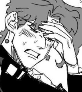 😾 Kakyoin Noriaki JoJo's Bizarre Adventure Anime, Manga, Kakyoin, Le Bizzarre Avventure di JoJo, Usurato telegram sticker