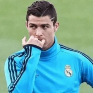🖤 Cristiano Ronaldo 足球, 美式足球, 运动员, 球员, 运动 telegram sticker