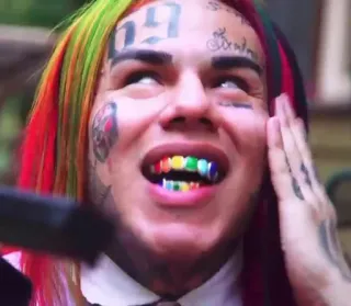 😂 6ix9ine rapper, arma, controverso, 6ix9ine telegram sticker