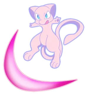 😡 Mew Pokemon telegram sticker