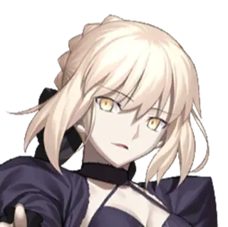 Artoria FGO telegram stickers