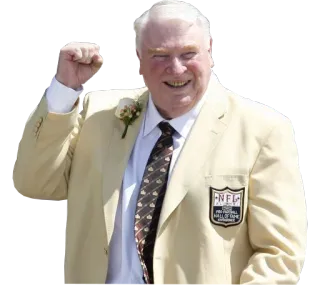 ✊ John Madden John Madden, Football americano, Allenatore, NFL, Commentatore sportivo telegram sticker