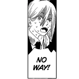 😰 NO WAY! Anime, Mangá, Surpreso, Expressão telegram sticker