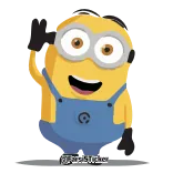 👋 Minion Despicable Me @GIPHY Minion, Moi, moche et méchant, Giphy, Dessin animé, Personnage, Animation telegram sticker