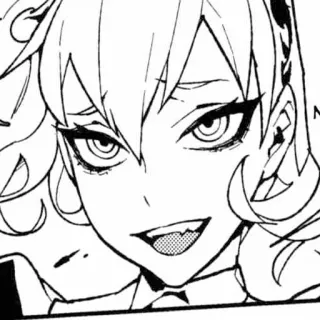 😏 Anime, Manga, Personaggio, Donna, Ritratto telegram sticker