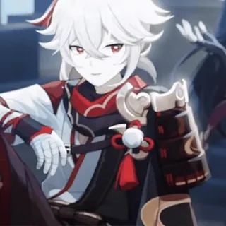 🍁 Kaedehara Kazuha Genshin Impact Аниме, Видеоигра, Genshin Impact, Кадзуха, Персонаж whatsapp sticker