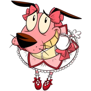 Courage The Cowardly Dog whatsapp stickers