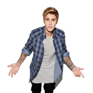 👐 Justin Bieber celebridade, cantor, estrela pop, músico, pessoa, Justin Bieber telegram sticker